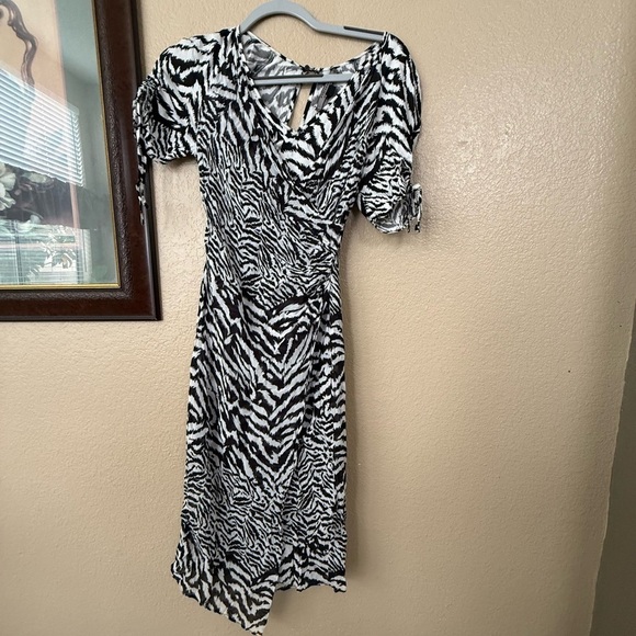 All Saints Animal Print Dress Size 00 - Picture 5 of 7